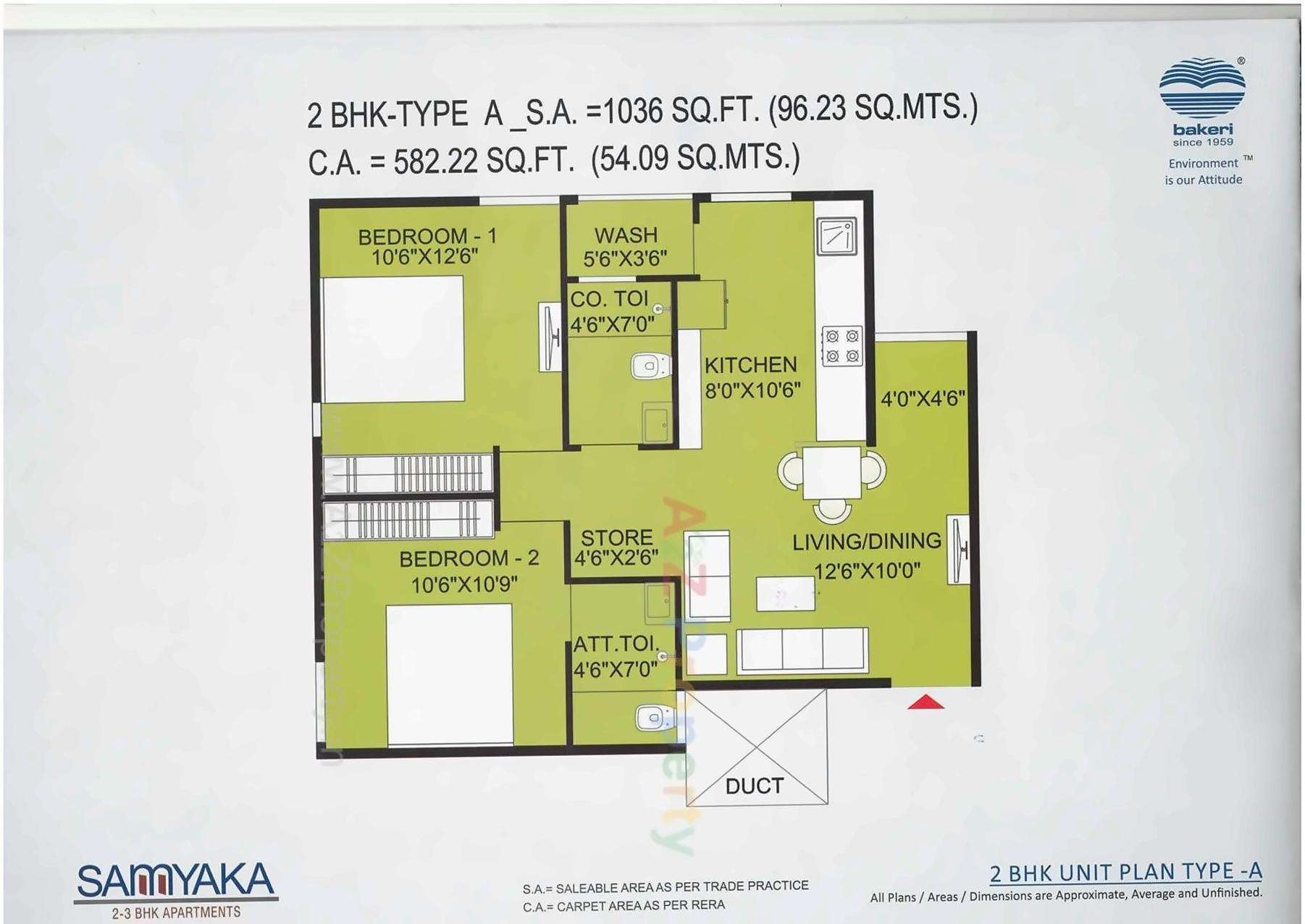 Layout of real estate project Samyaka Apartments located at Vejalpur, Ahmedabad, Gujarat
