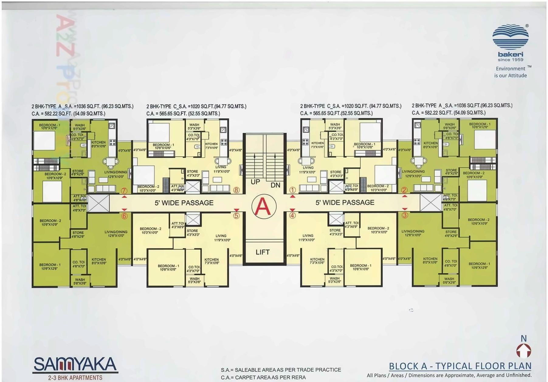Layout of real estate project Samyaka Apartments located at Vejalpur, Ahmedabad, Gujarat