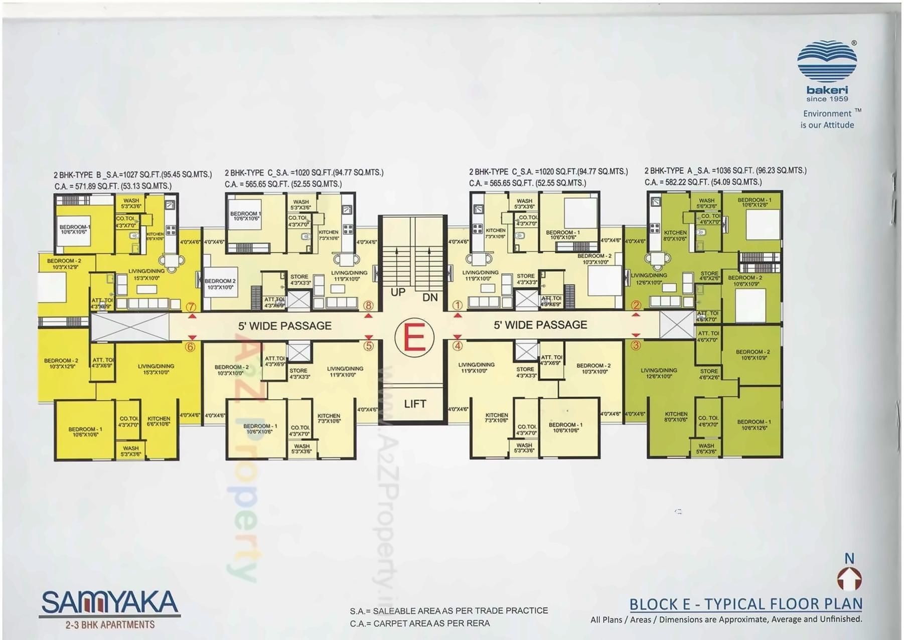 Layout of real estate project Samyaka Apartments located at Vejalpur, Ahmedabad, Gujarat