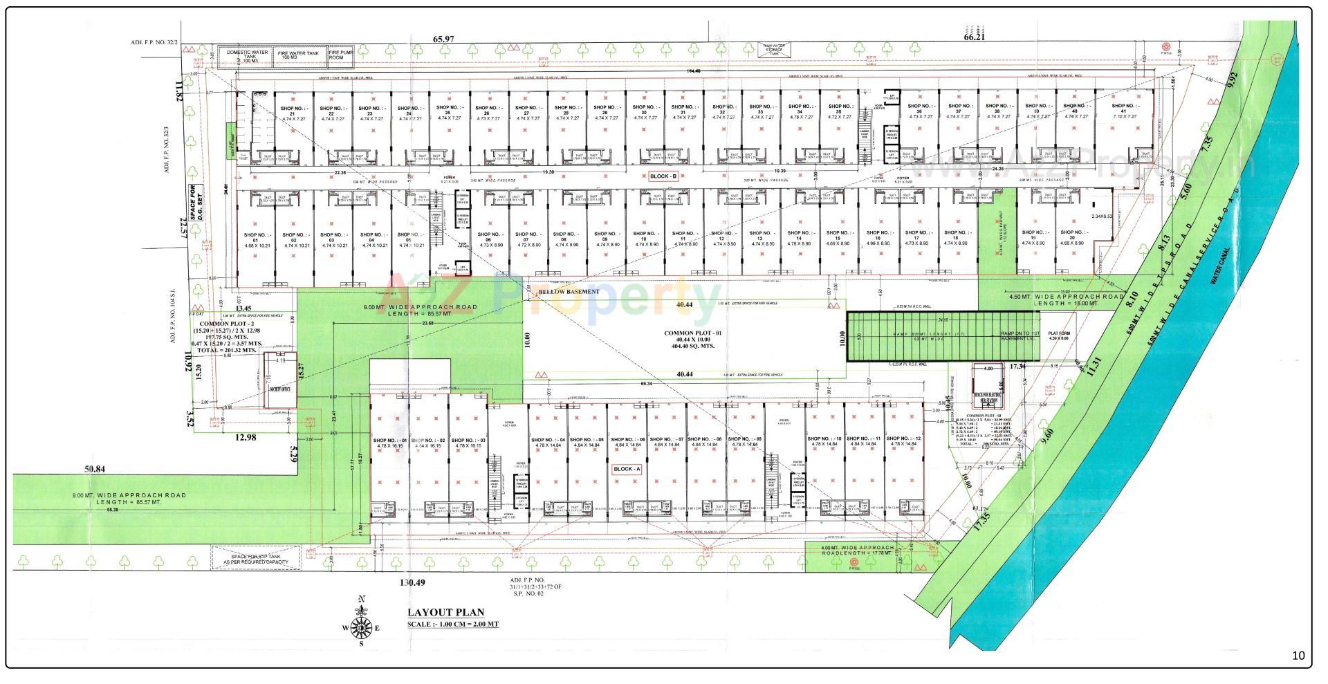 Layout of real estate project Sambhav Business Park located at Vatva, Ahmedabad, Gujarat