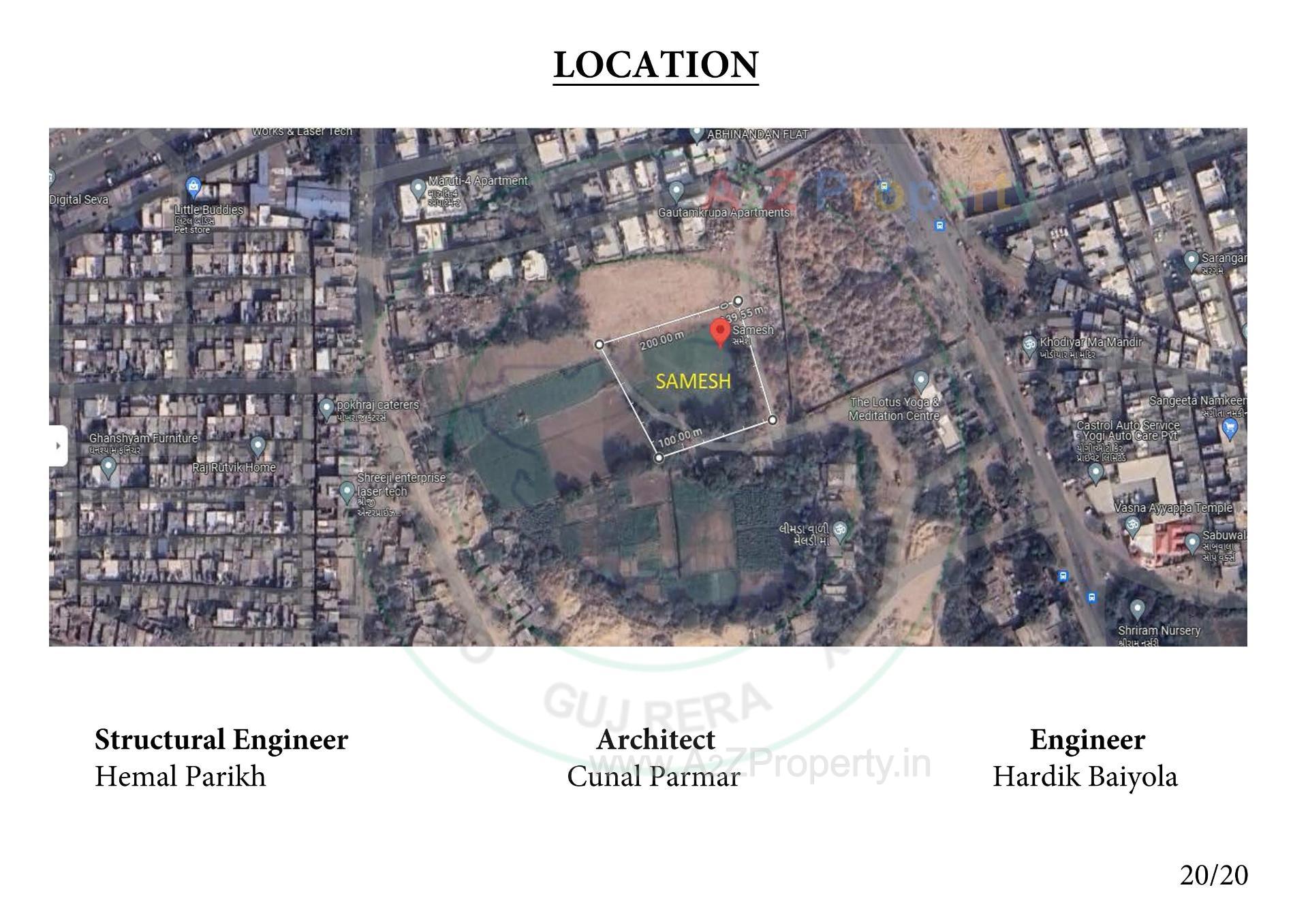  of real estate project Samesh located at Vasna, Ahmedabad, Gujarat
