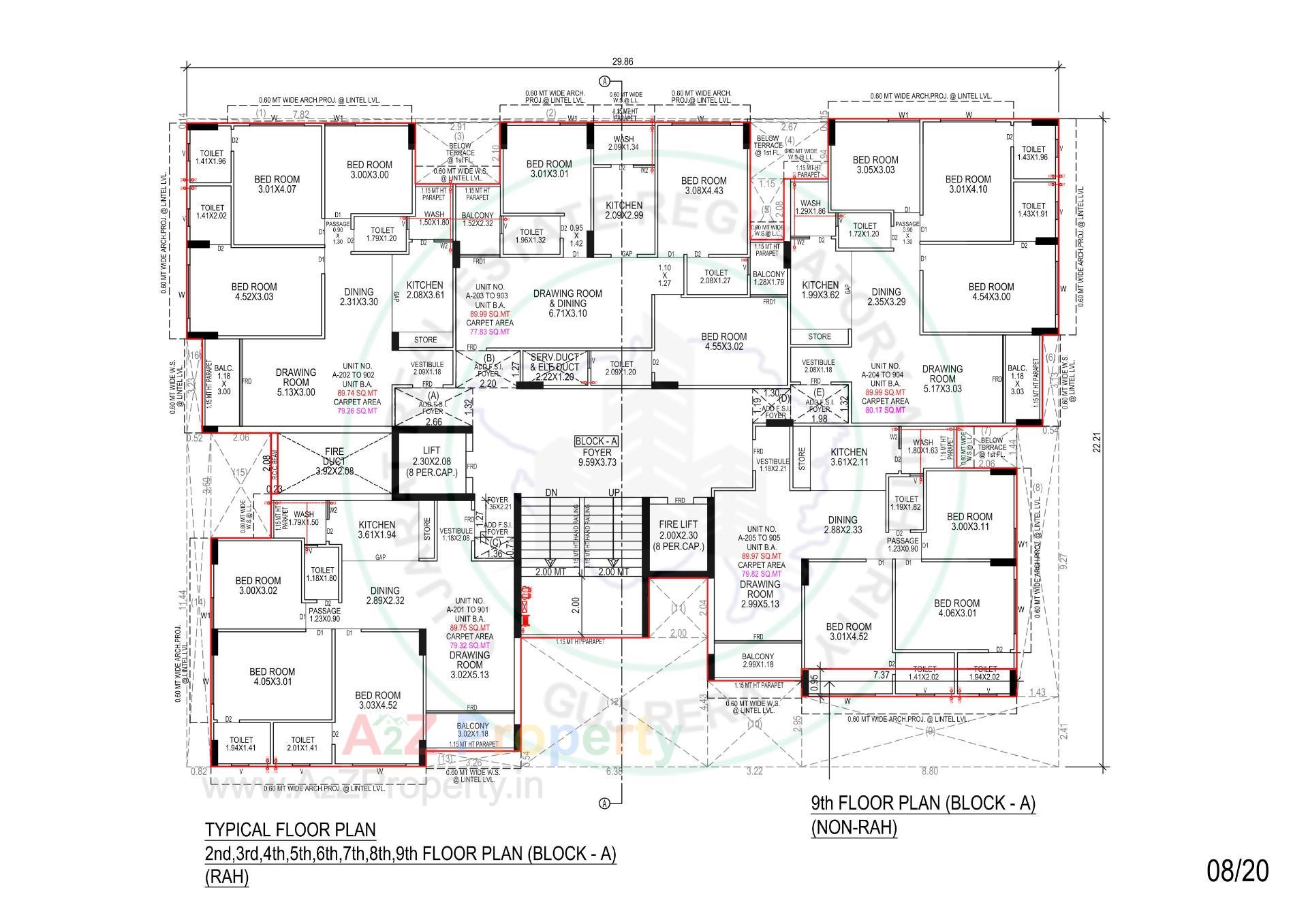 Layout of real estate project Samesh located at Vasna, Ahmedabad, Gujarat