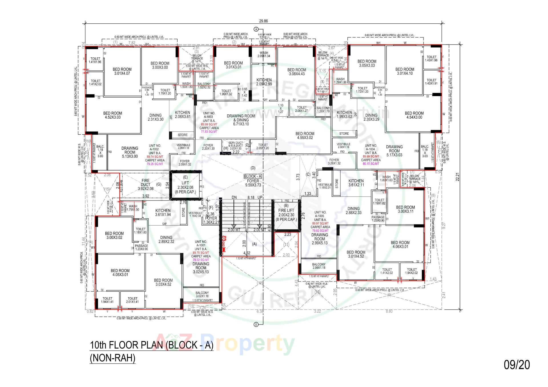 Layout of real estate project Samesh located at Vasna, Ahmedabad, Gujarat