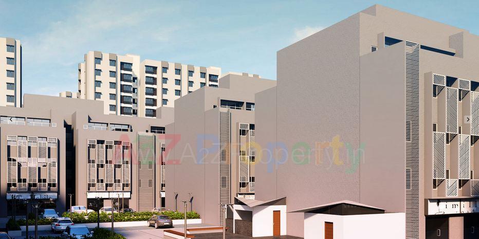 3D Elevation of real estate project Samet Ii located at Shahpur, Ahmedabad, Gujarat