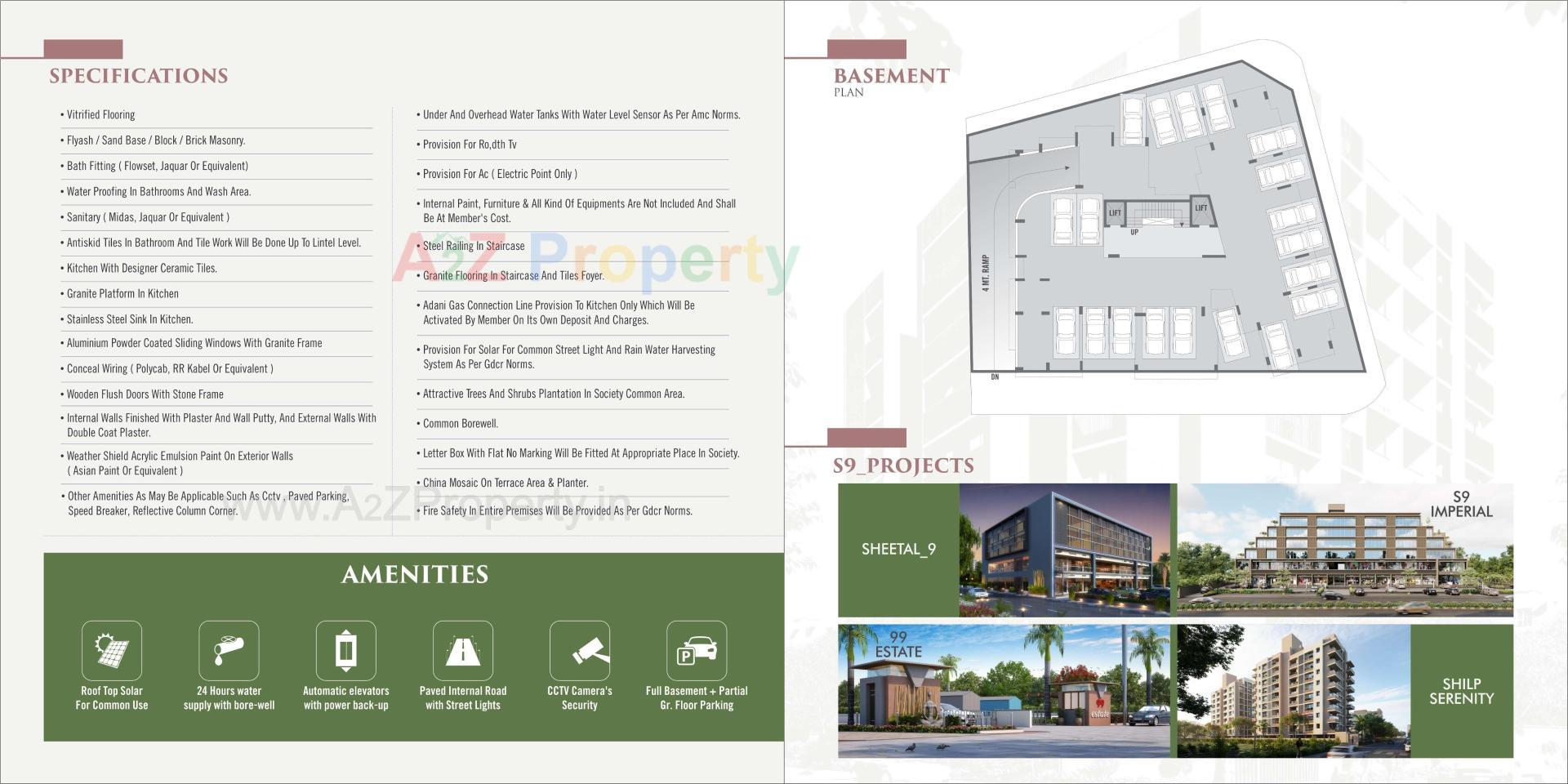 of real estate project Samir Appartment located at Vastrapur, Ahmedabad, Gujarat