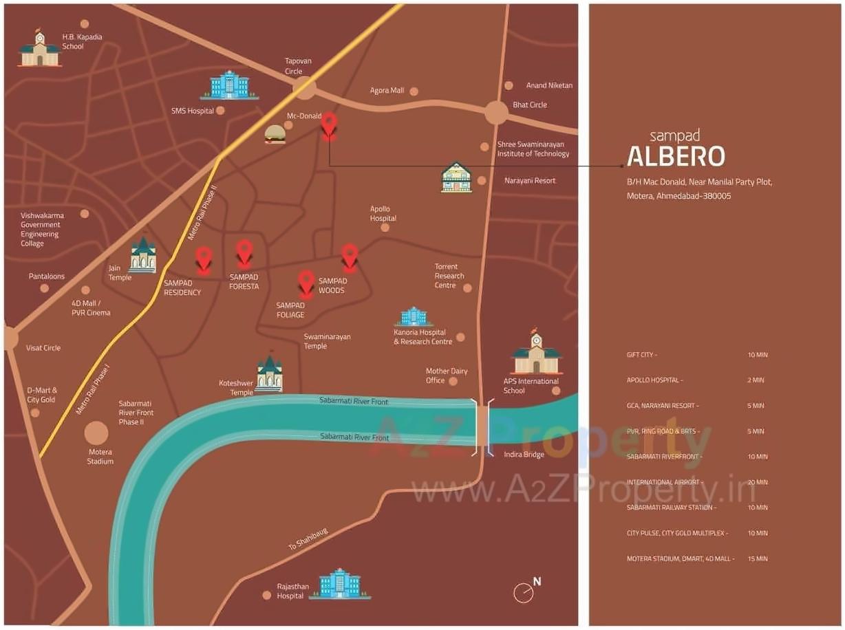  of real estate project Sampad Albero located at Motera, Ahmedabad, Gujarat