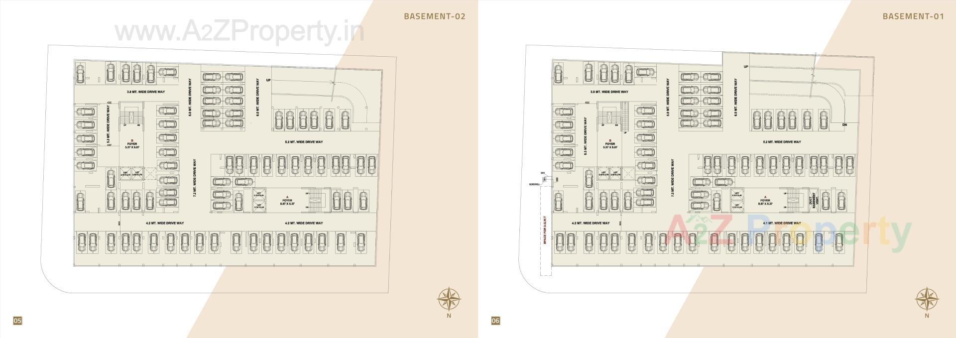 Layout of real estate project Sampad Arista located at Chandkheda, Ahmedabad, Gujarat