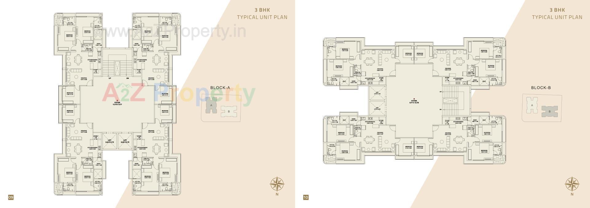 Layout of real estate project Sampad Arista located at Chandkheda, Ahmedabad, Gujarat