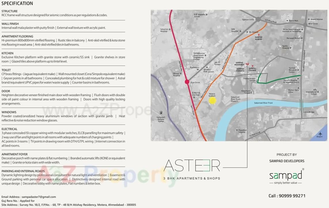  of real estate project Sampad Aster located at Ahmedabad, Ahmedabad, Gujarat