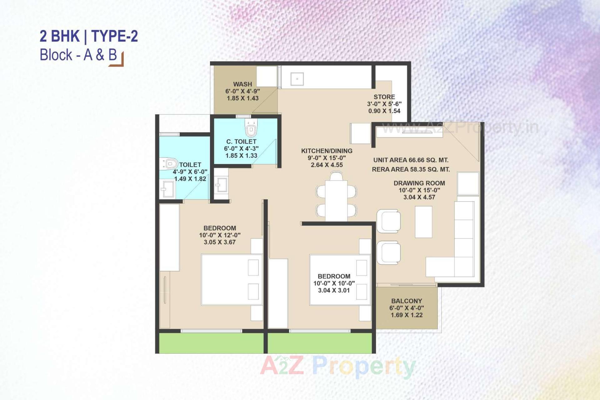 Layout of real estate project Sampriya located at Gota, Ahmedabad, Gujarat