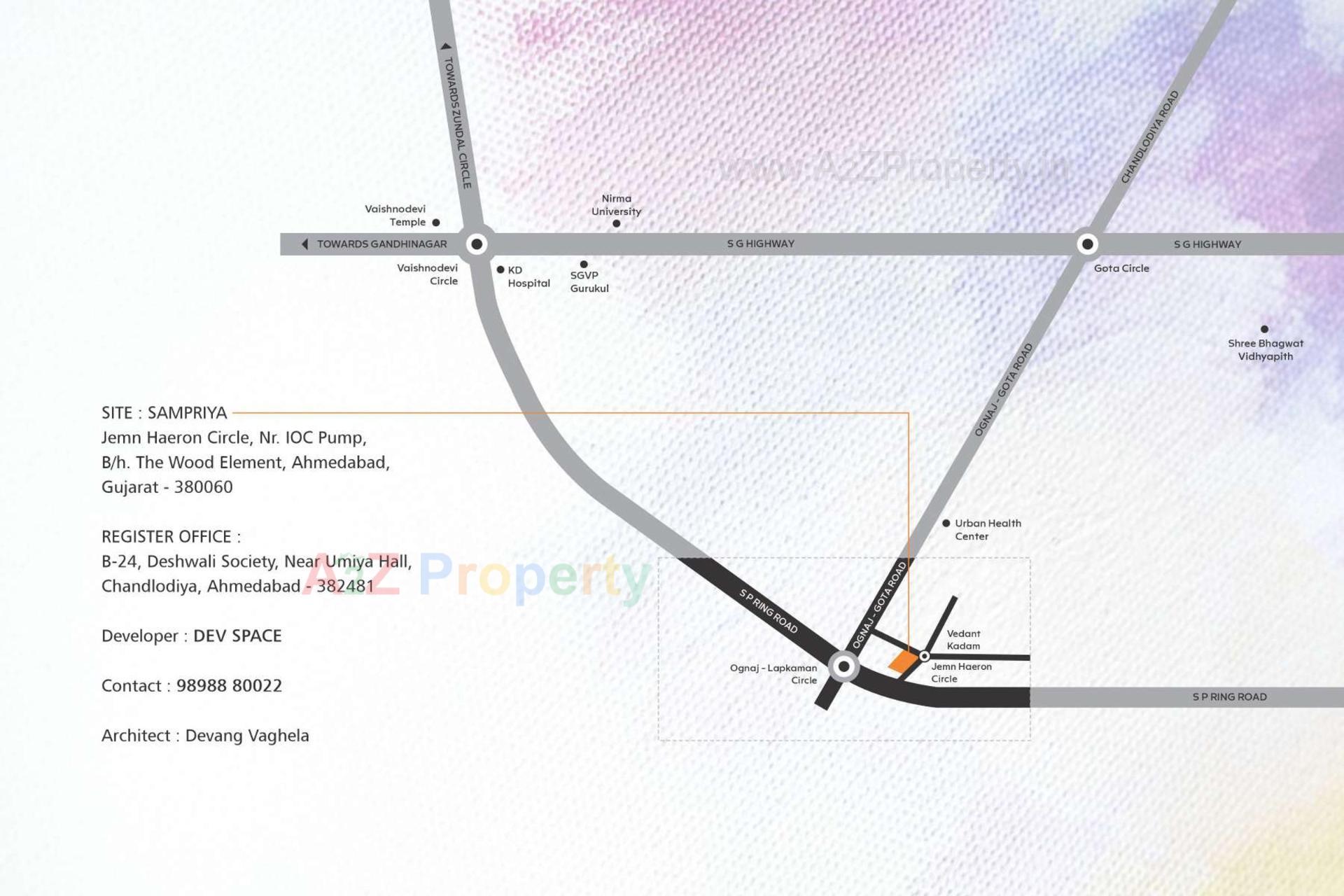  of real estate project Sampriya located at Gota, Ahmedabad, Gujarat