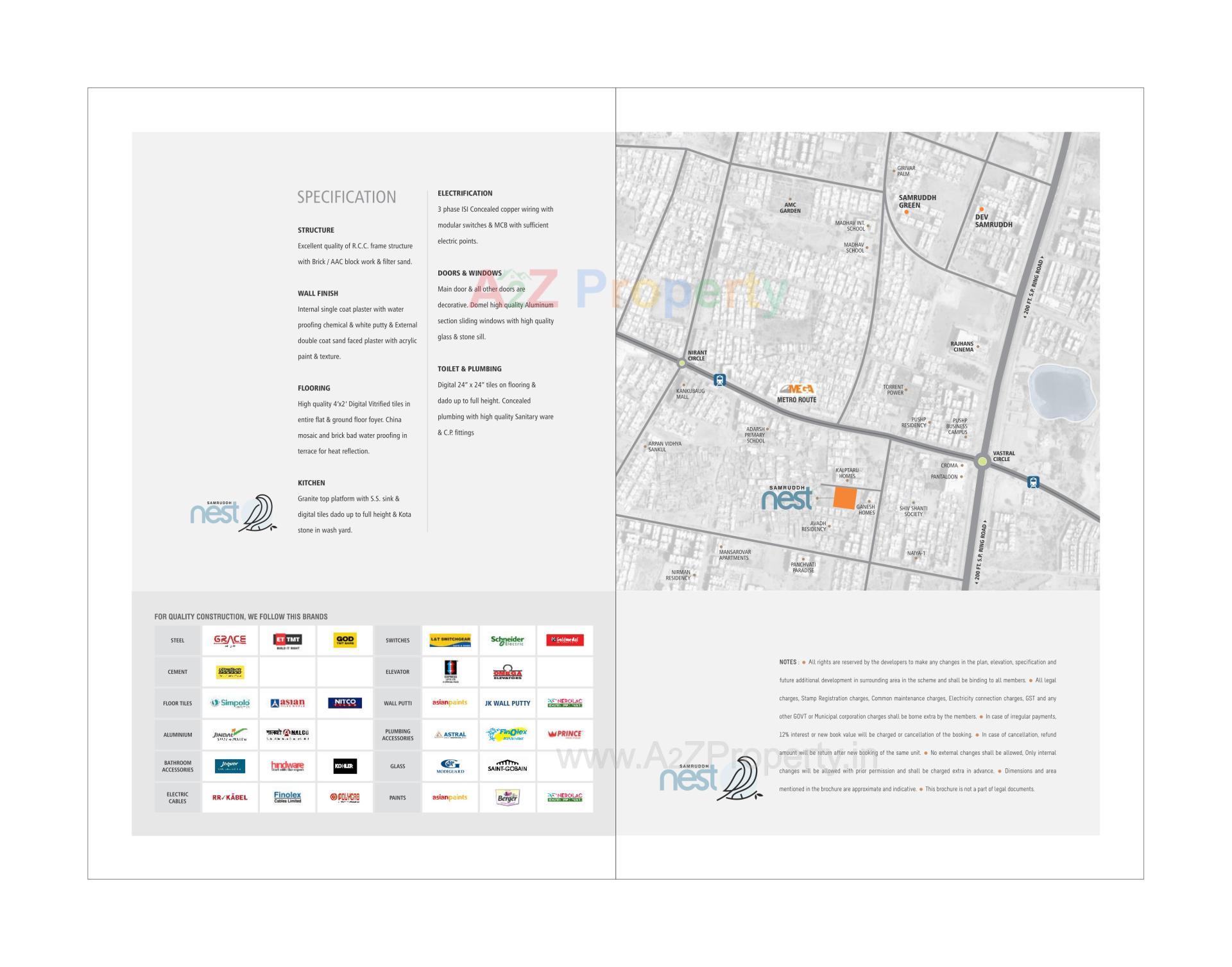  of real estate project Samruddh Nest located at Vastral, Ahmedabad, Gujarat