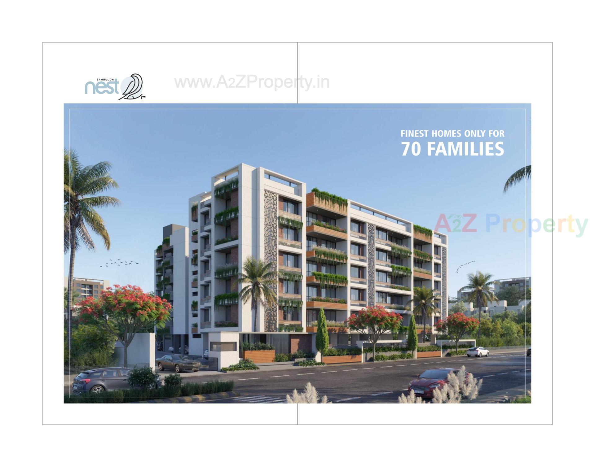 3D Elevation of real estate project Samruddh Nest located at Vastral, Ahmedabad, Gujarat