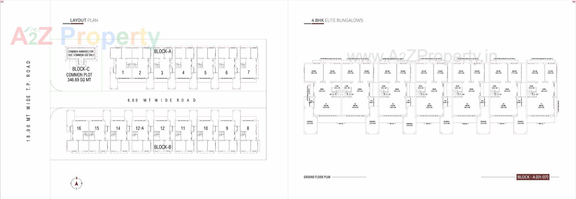 Layout of real estate project Samruddh Palace located at Vastral, Ahmedabad, Gujarat