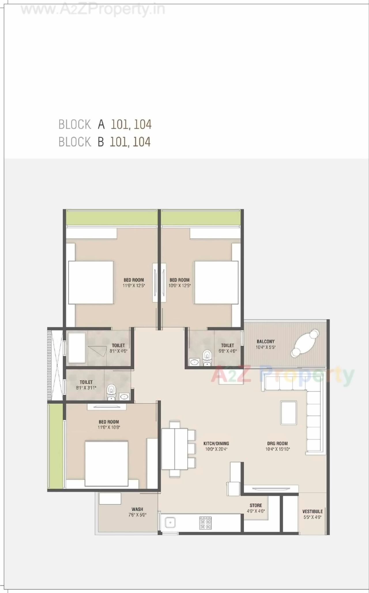 Layout of real estate project Samruddh Sky located at Singrva, Ahmedabad, Gujarat