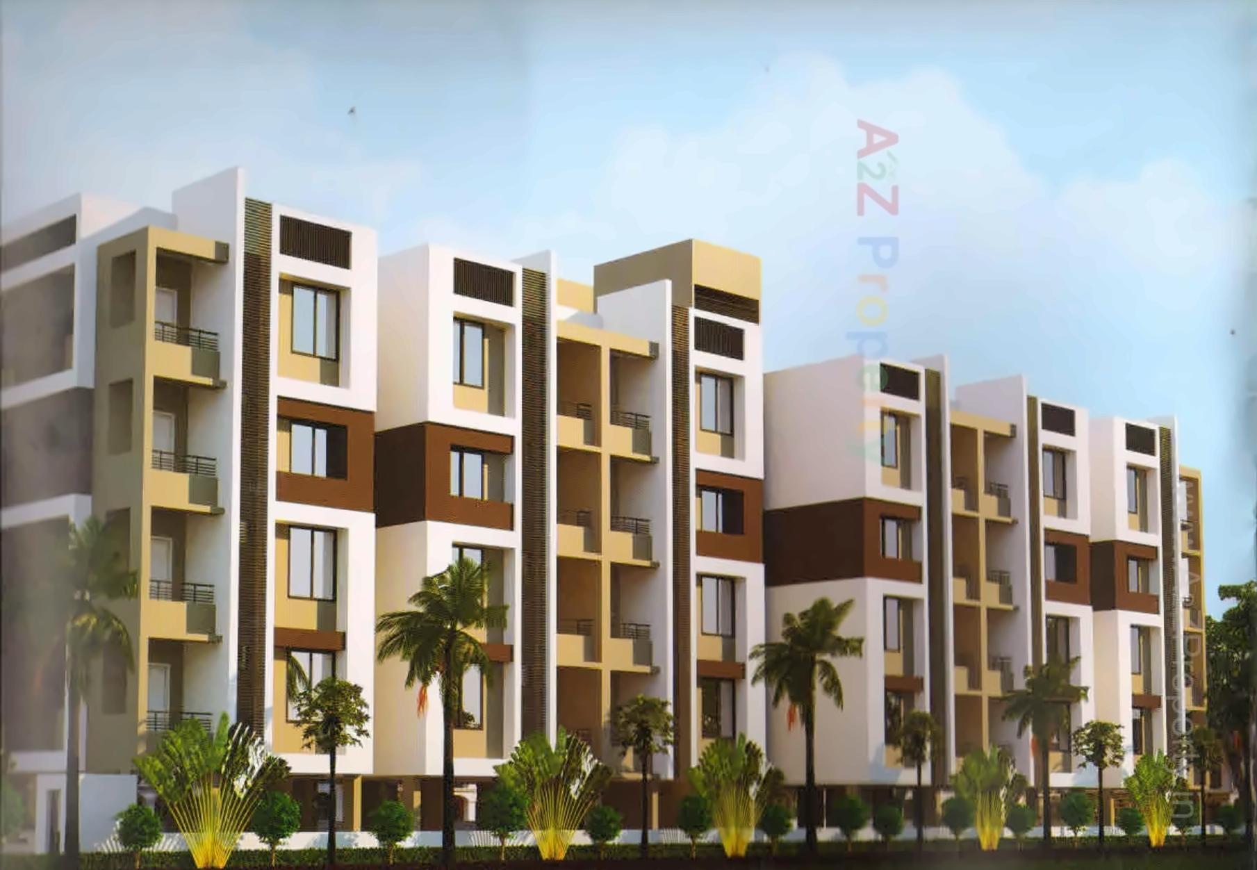 3D Elevation of real estate project Samruddhi Status located at Ramol, Ahmedabad, Gujarat