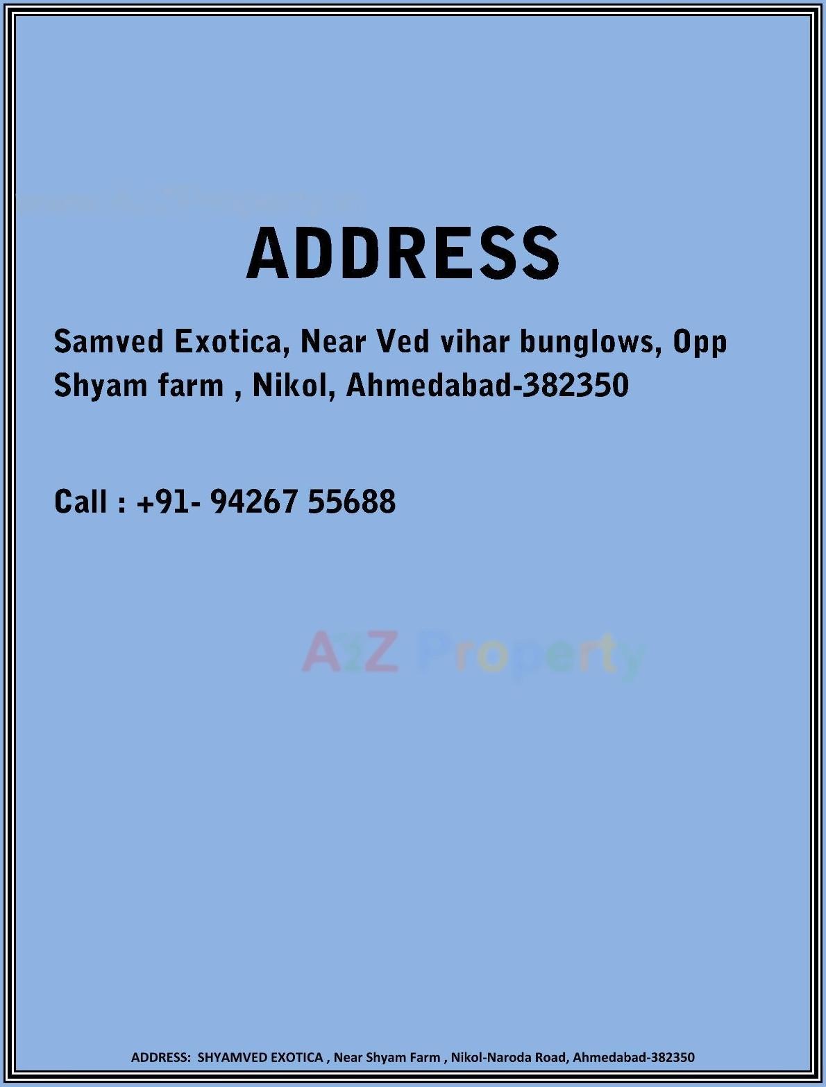  of real estate project Samved Exotica located at Naroda, Ahmedabad, Gujarat