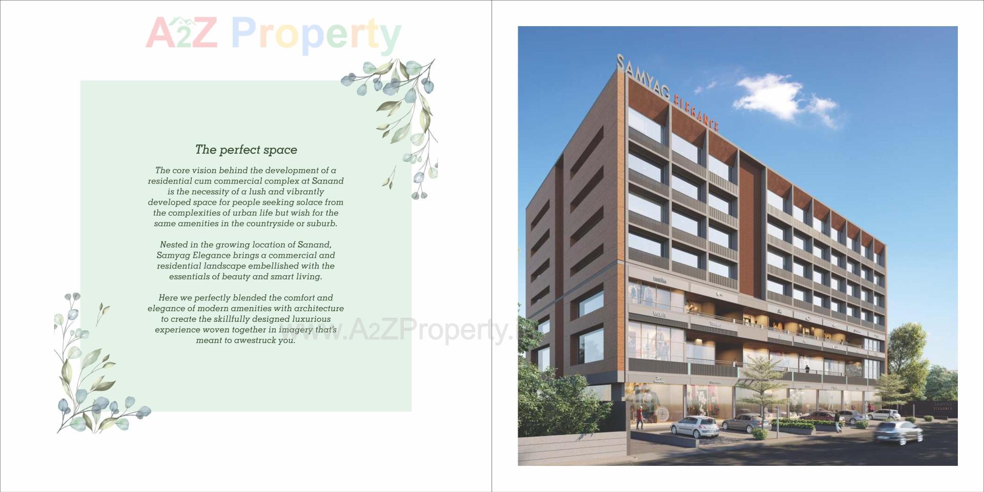 3D Elevation of real estate project Samyag Elegance located at Ahmedabad, Ahmedabad, Gujarat