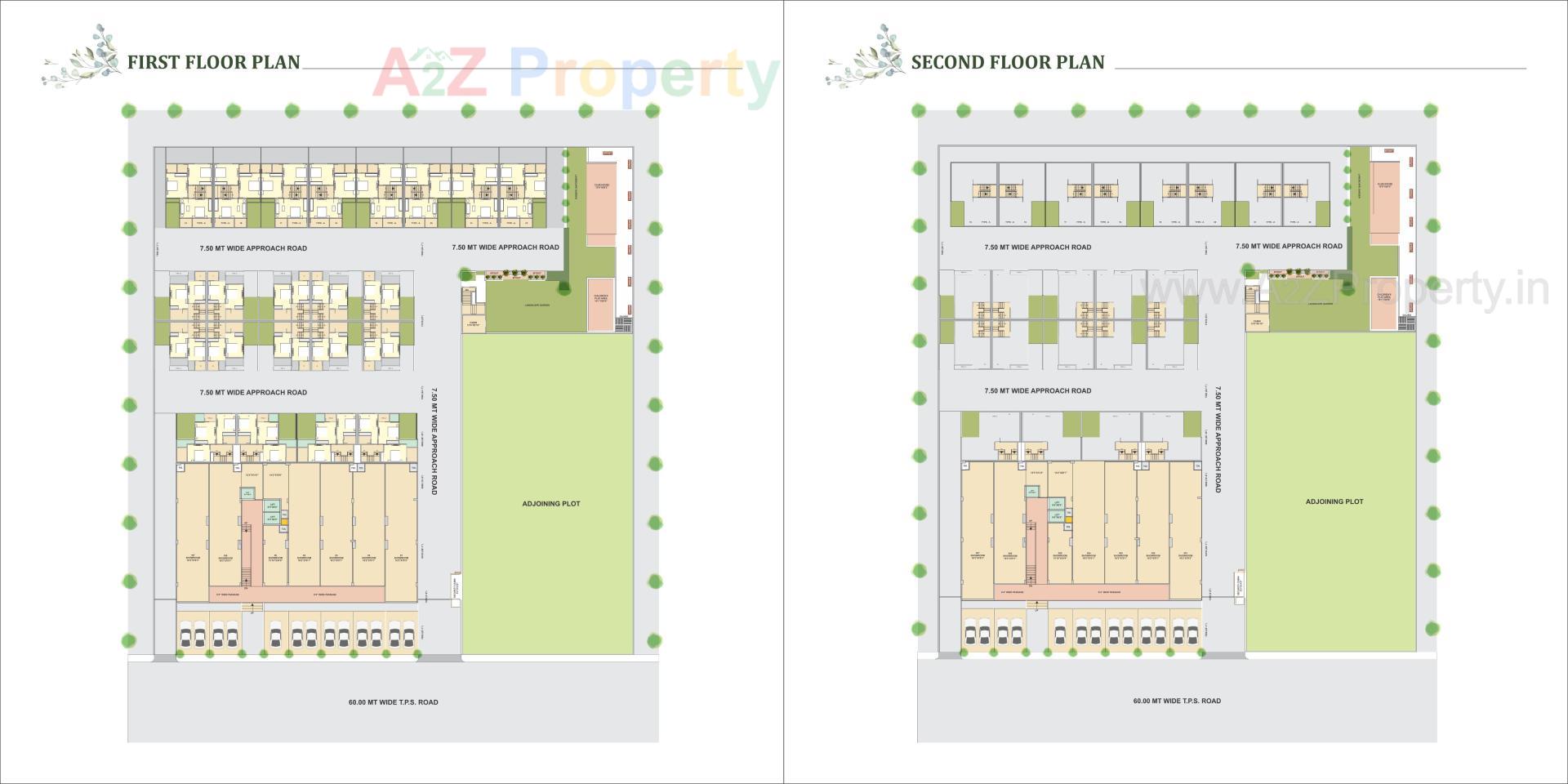 Layout of real estate project Samyag Elegance located at Ahmedabad, Ahmedabad, Gujarat