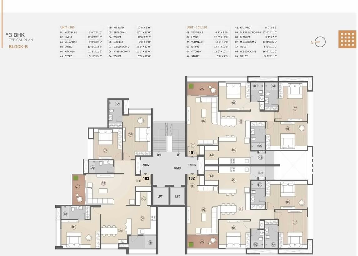 Layout of real estate project Samyak located at Changispur, Ahmedabad, Gujarat