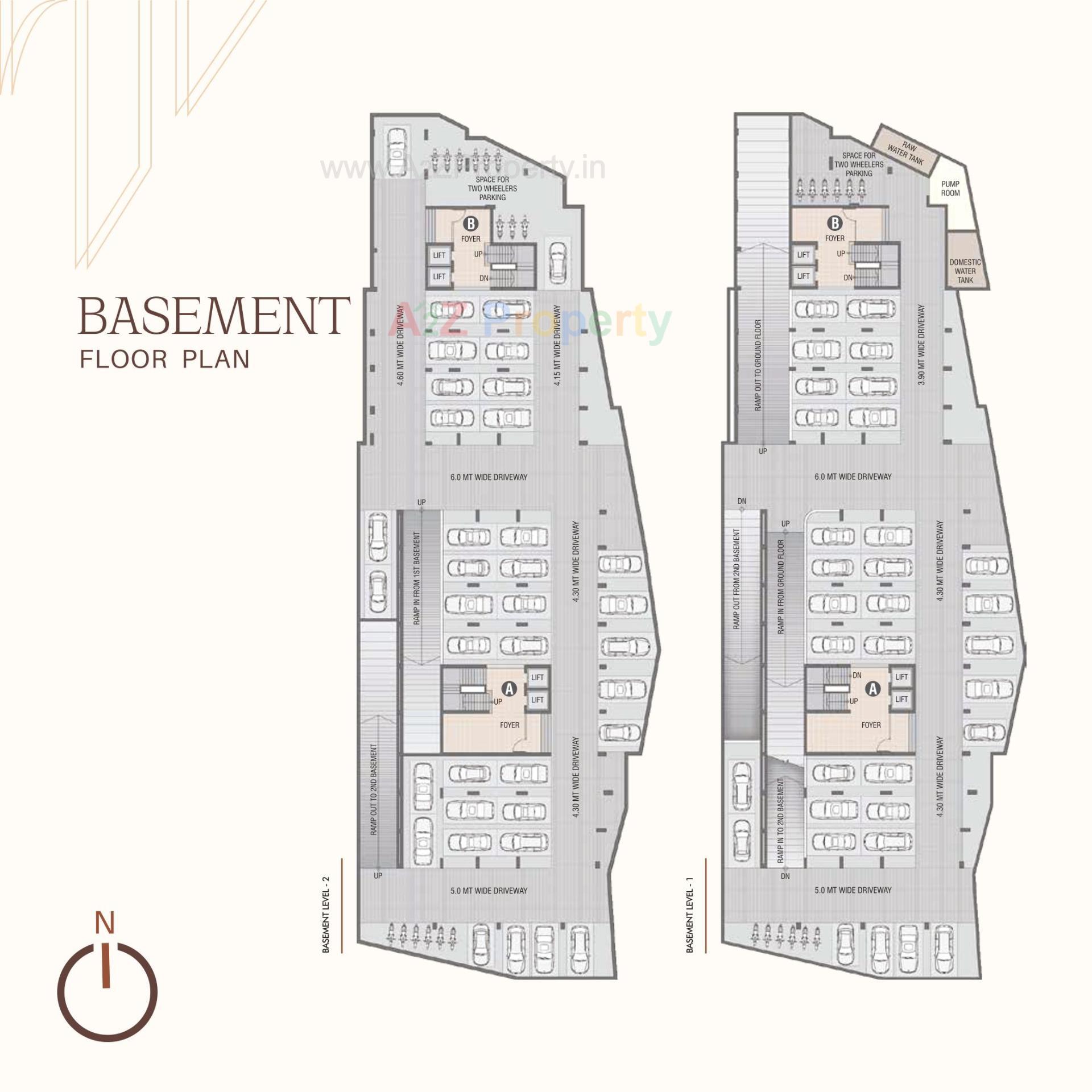 Layout of real estate project Samyak located at Changispur, Ahmedabad, Gujarat