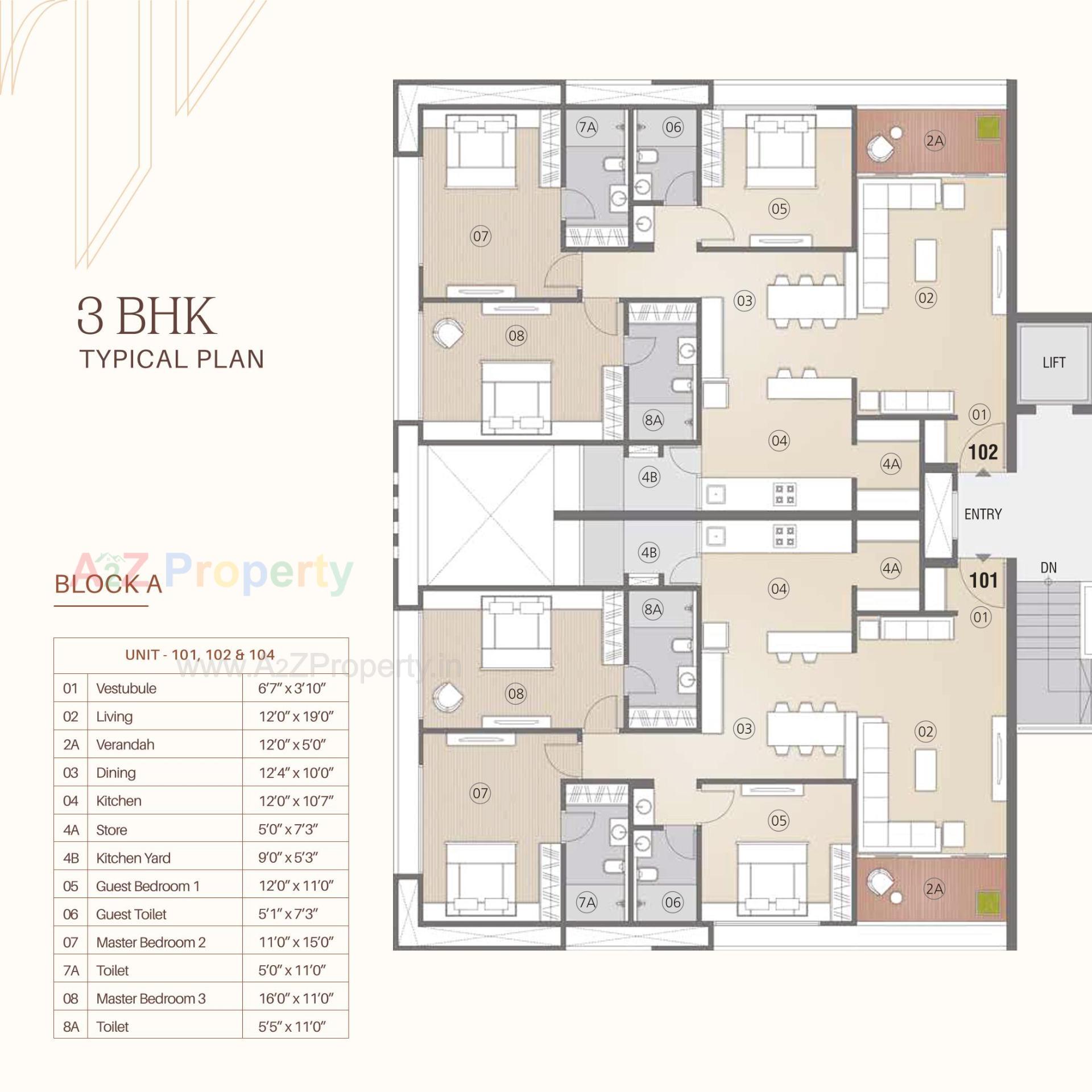 Layout of real estate project Samyak located at Changispur, Ahmedabad, Gujarat