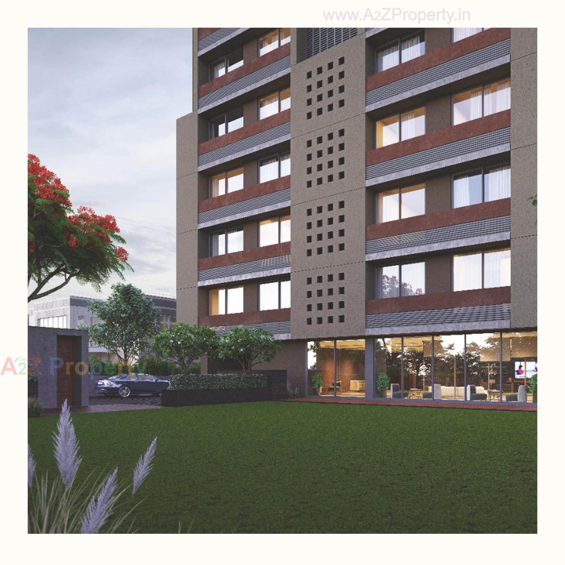3D Elevation of real estate project Samyak located at Changispur, Ahmedabad, Gujarat