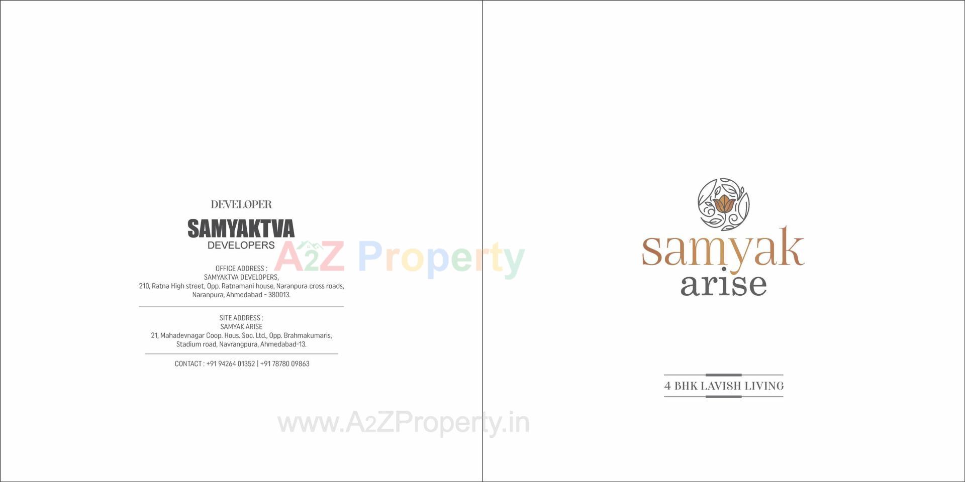  of real estate project Samyak Arise located at Shekpur-khanpur, Ahmedabad, Gujarat