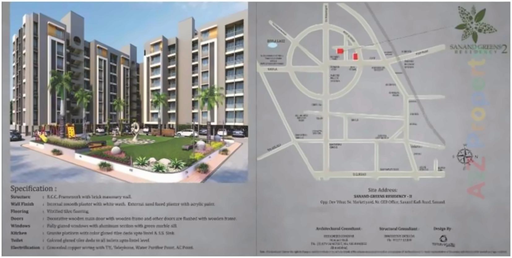  of real estate project Sanand Greens Residency located at Sanand, Ahmedabad, Gujarat