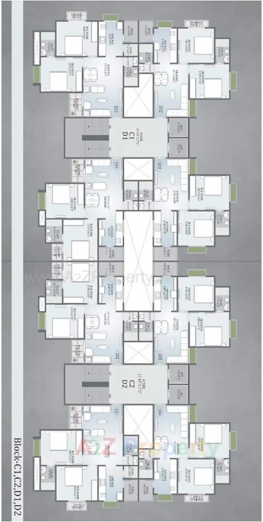 Layout of real estate project Sanand Greens Residency located at Sanand, Ahmedabad, Gujarat
