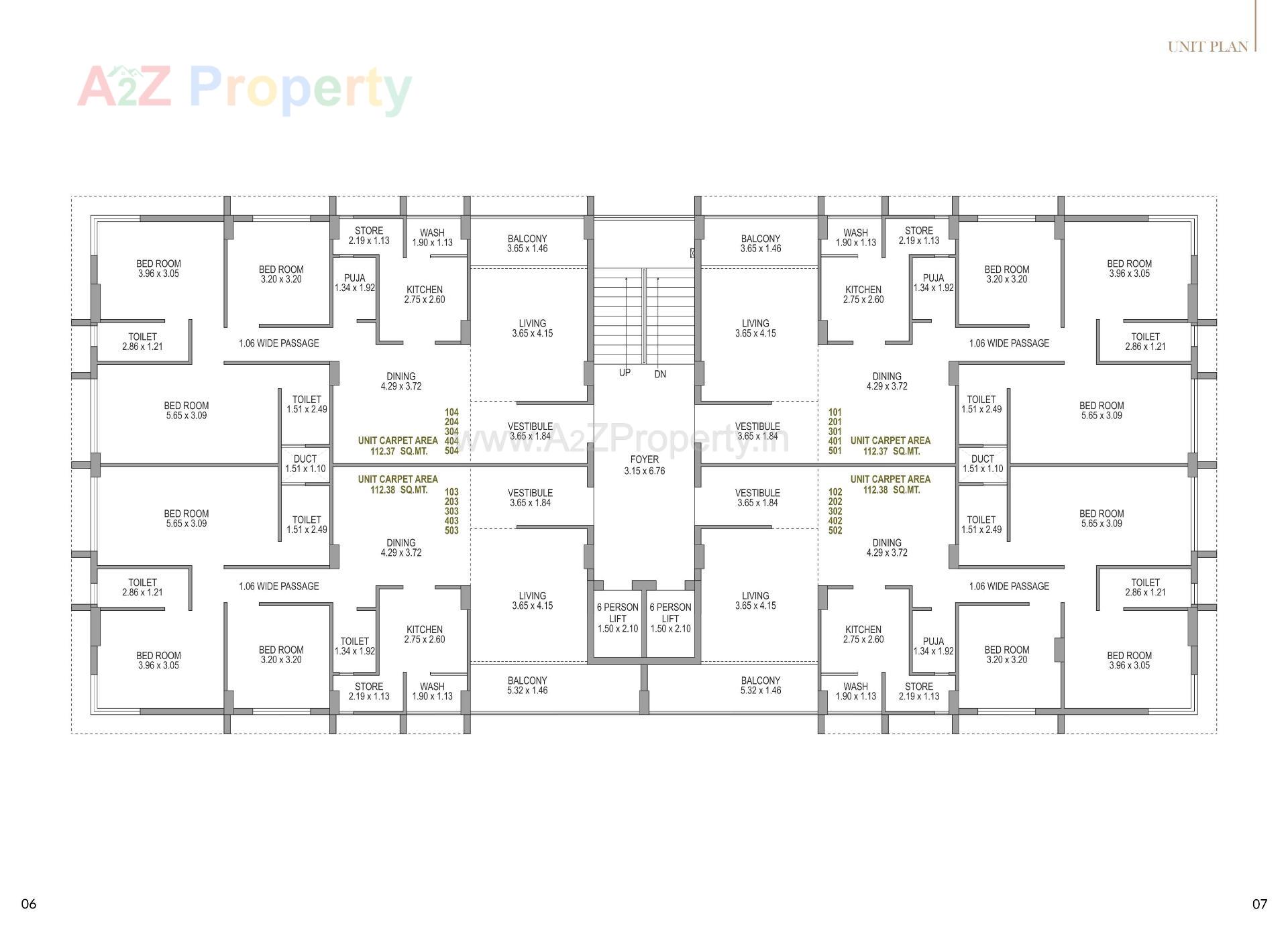 Layout of real estate project Sanatan Sarathi located at Chhadavad, Ahmedabad, Gujarat