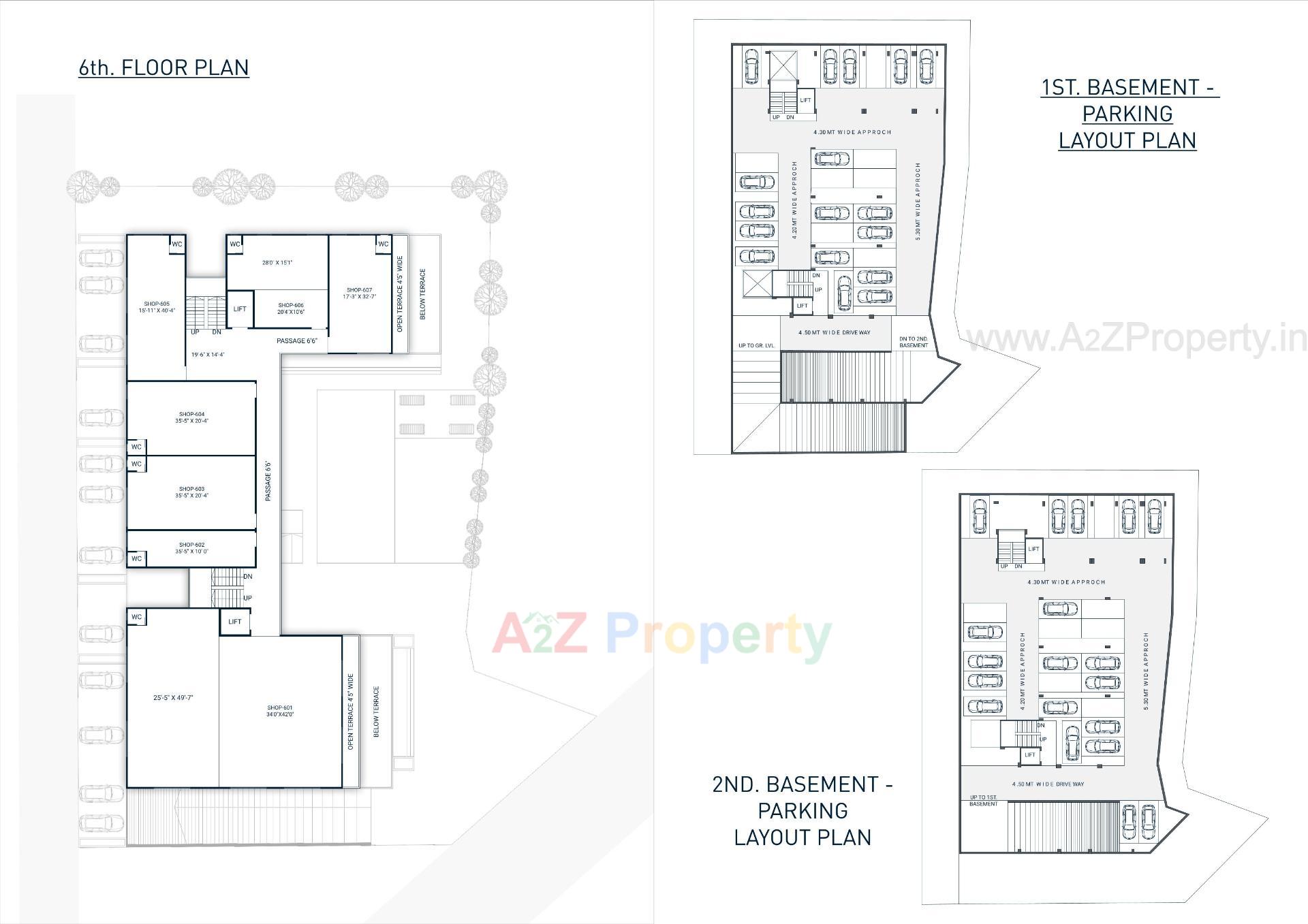 Layout of real estate project Sanay Caremark located at Saijpur, Ahmedabad, Gujarat