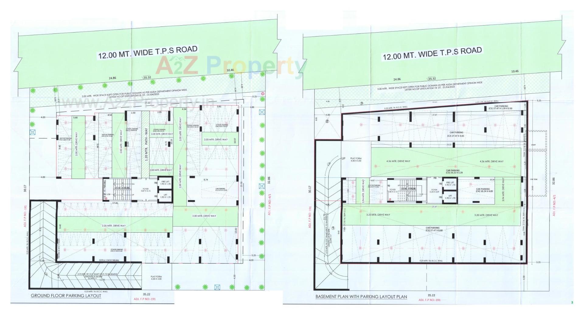 Layout of real estate project Sanctum located at Ambli, Ahmedabad, Gujarat