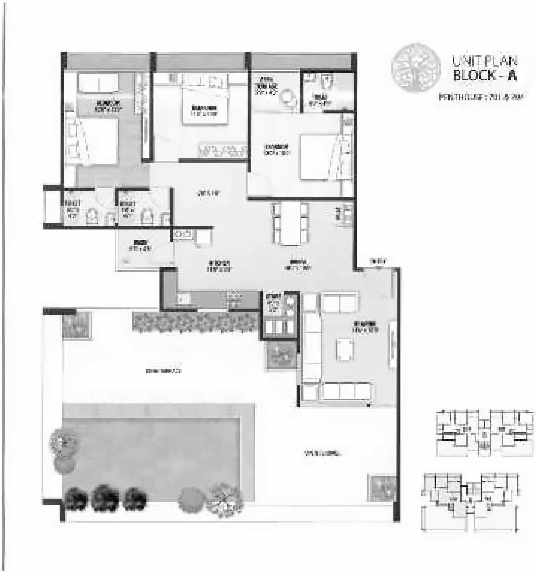 Layout of real estate project Sandal Wood located at Sola, Ahmedabad, Gujarat