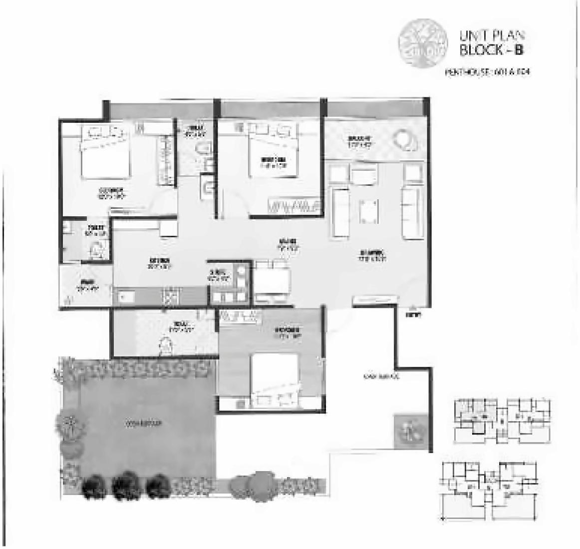 Layout of real estate project Sandal Wood located at Sola, Ahmedabad, Gujarat