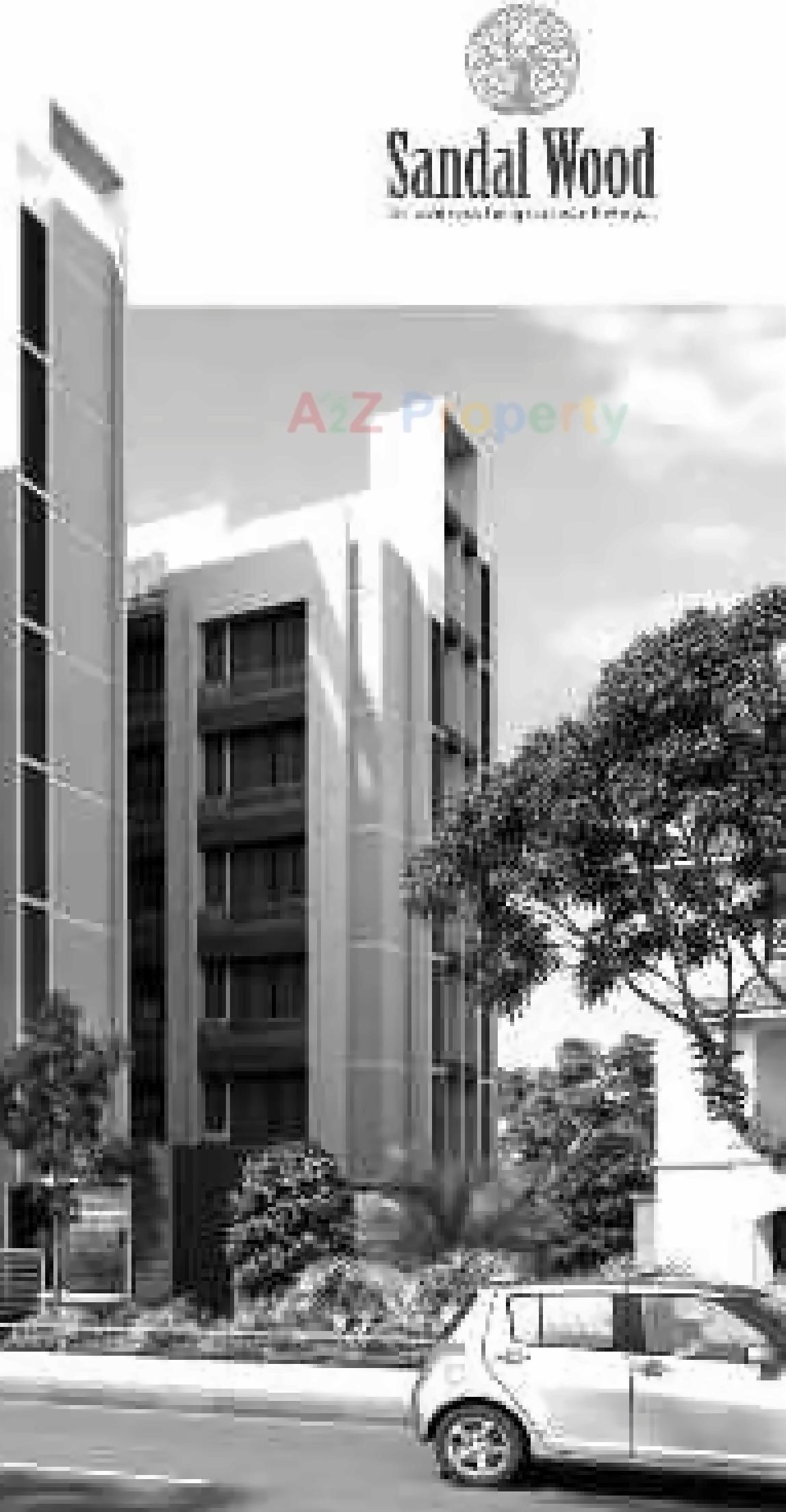 3D Elevation of real estate project Sandal Wood located at Sola, Ahmedabad, Gujarat