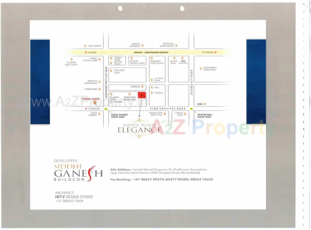  of real estate project Sandalwood Elegance located at Sola, Ahmedabad, Gujarat