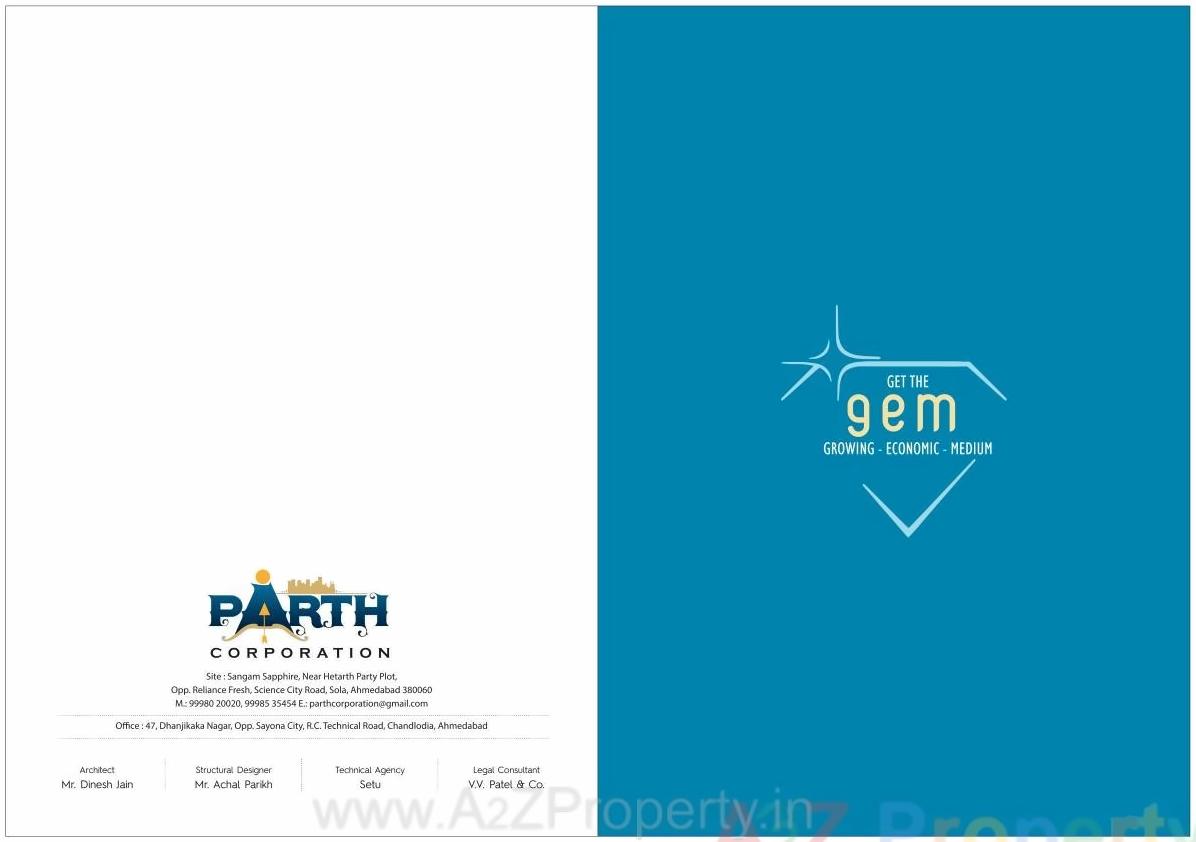  of real estate project Sangam Sapphire located at Sola, Ahmedabad, Gujarat