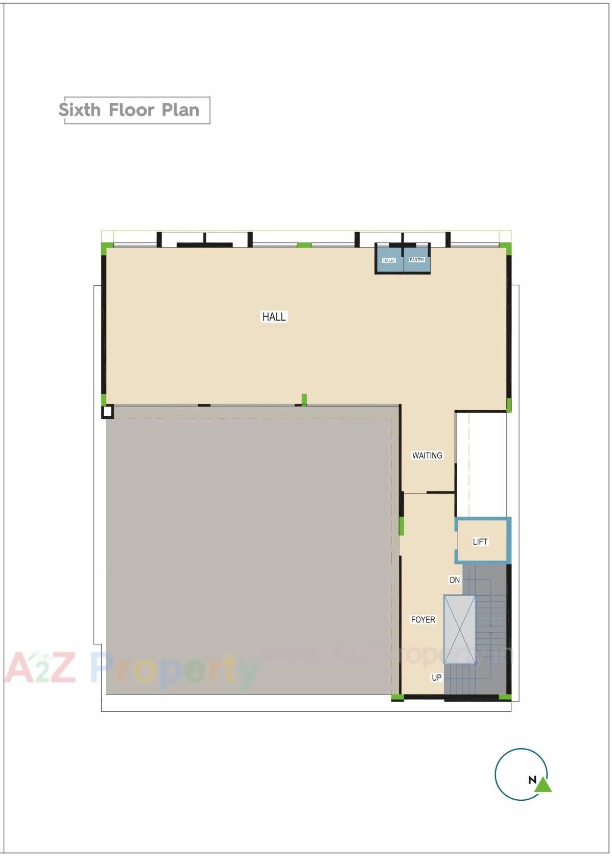 Layout of real estate project Sangam Sapphire located at Sola, Ahmedabad, Gujarat