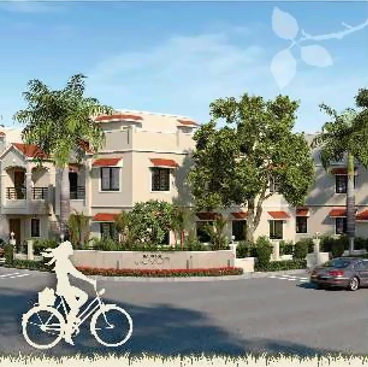 3D Elevation of real estate project Sangani Upvan located at Vatva, Ahmedabad, Gujarat