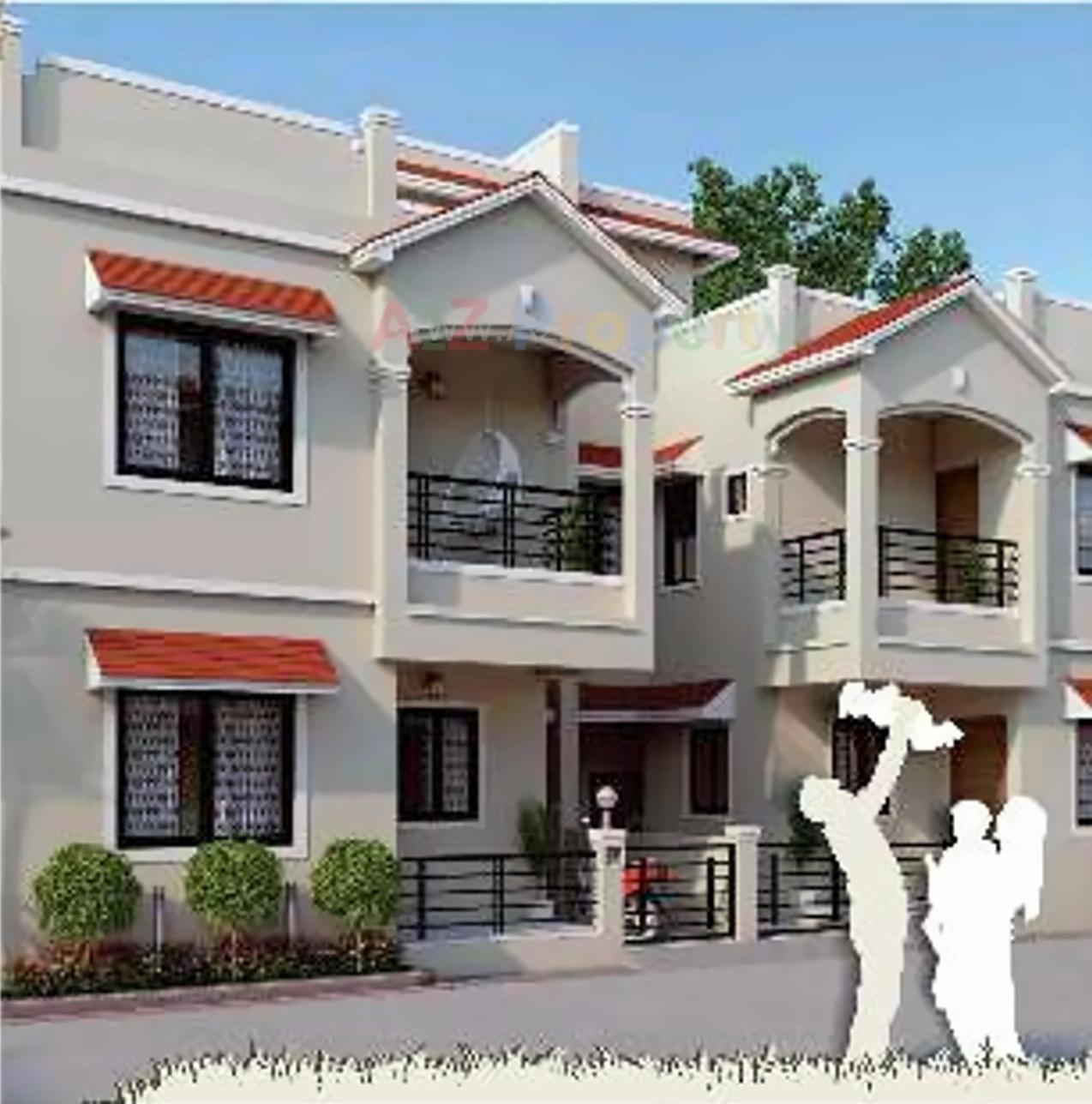 3D Elevation of real estate project Sangani Upvan located at Vatva, Ahmedabad, Gujarat