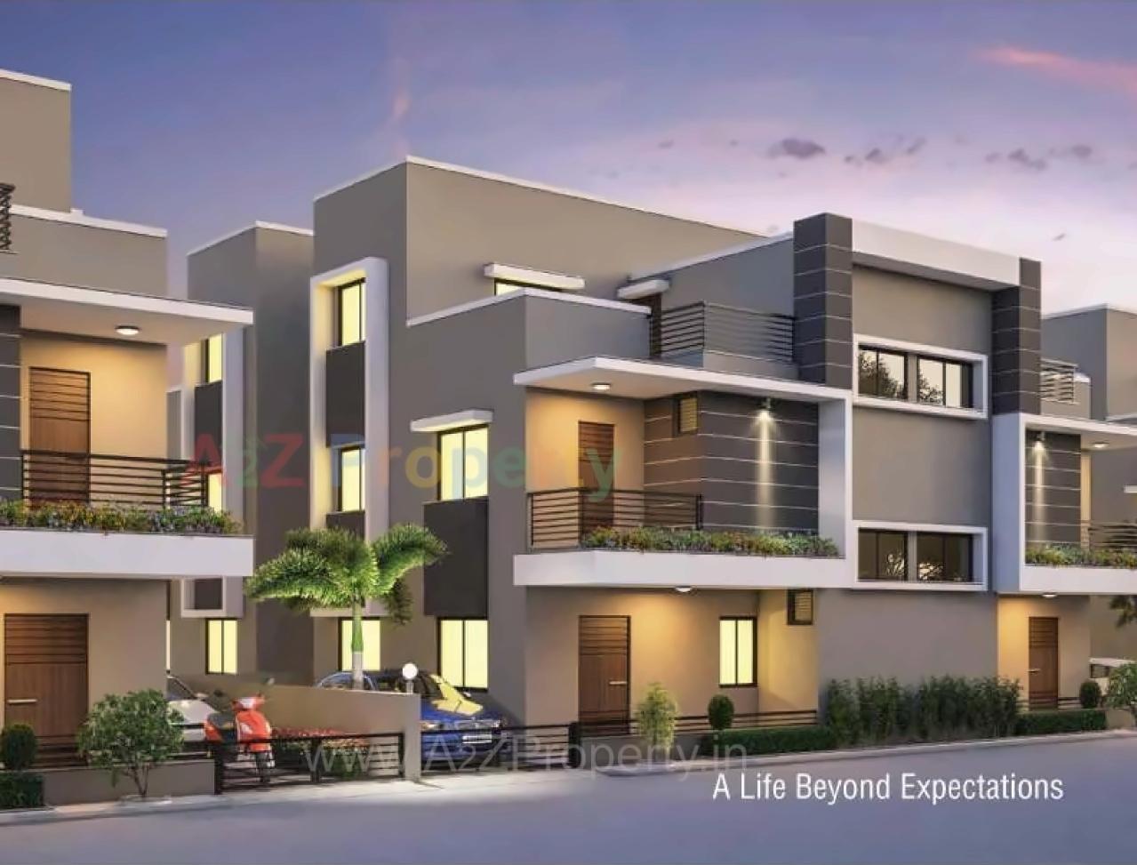 3D Elevation of real estate project Sangani Vrajbhoomi located at Vatva, Ahmedabad, Gujarat