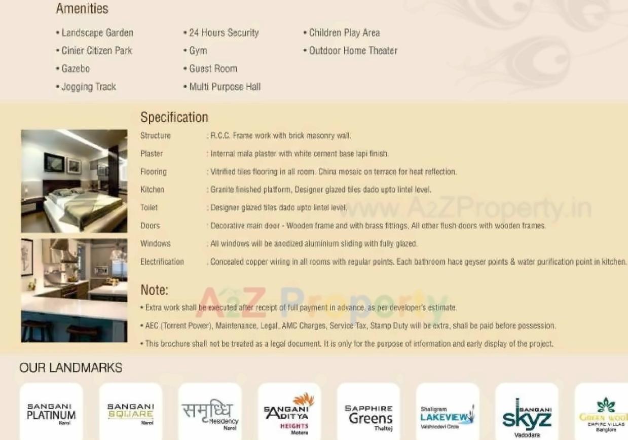  of real estate project Sangani Vrajbhoomi located at Vatva, Ahmedabad, Gujarat