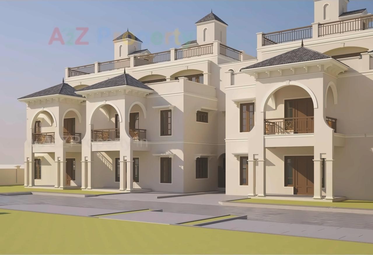 3D Elevation of real estate project Sangath Palace located at Chandkheda, Ahmedabad, Gujarat