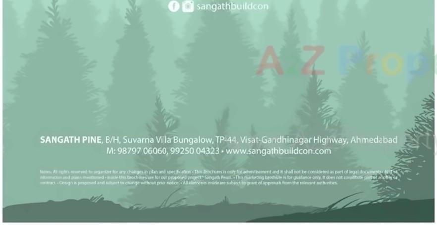  of real estate project Sangath Pine located at Chandkheda, Ahmedabad, Gujarat