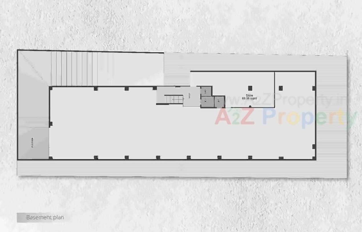 Layout of real estate project Sangath Plus located at Chandkheda, Ahmedabad, Gujarat