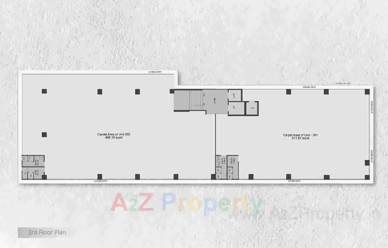Layout of real estate project Sangath Plus located at Chandkheda, Ahmedabad, Gujarat