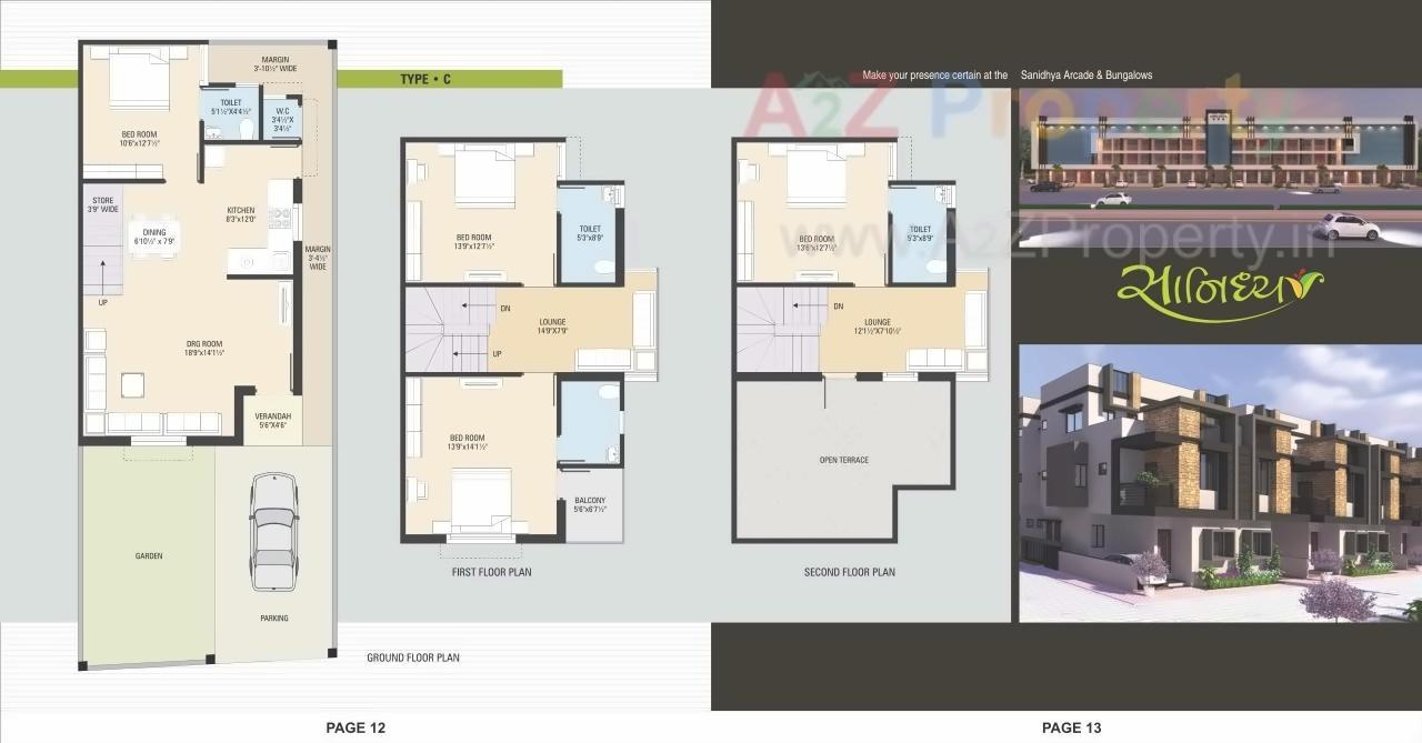 Layout of real estate project Sanidhya Arcade   Bunglows located at City, Ahmedabad, Gujarat