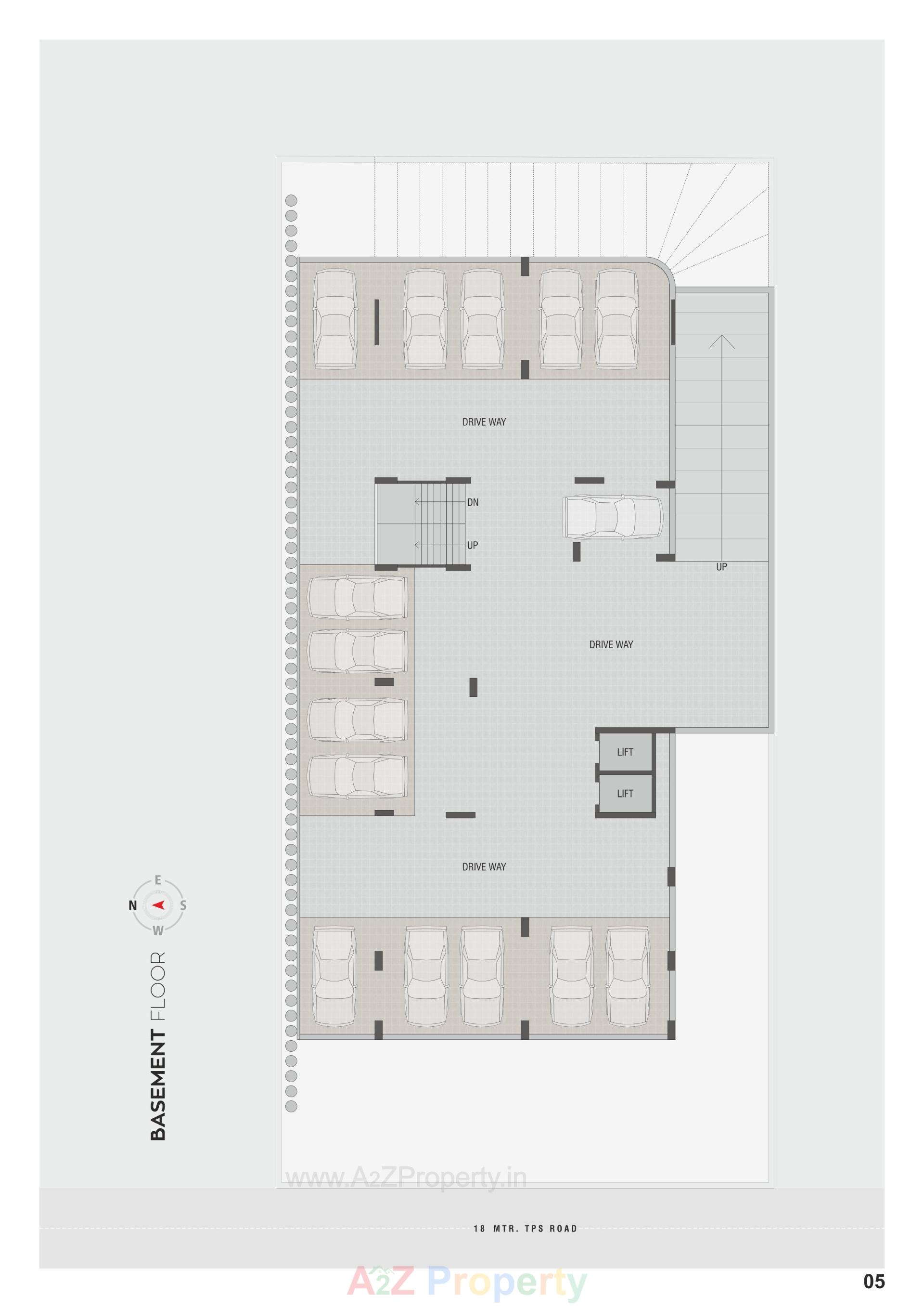 Layout of real estate project Sanidhya Greens located at Okaf, Ahmedabad, Gujarat