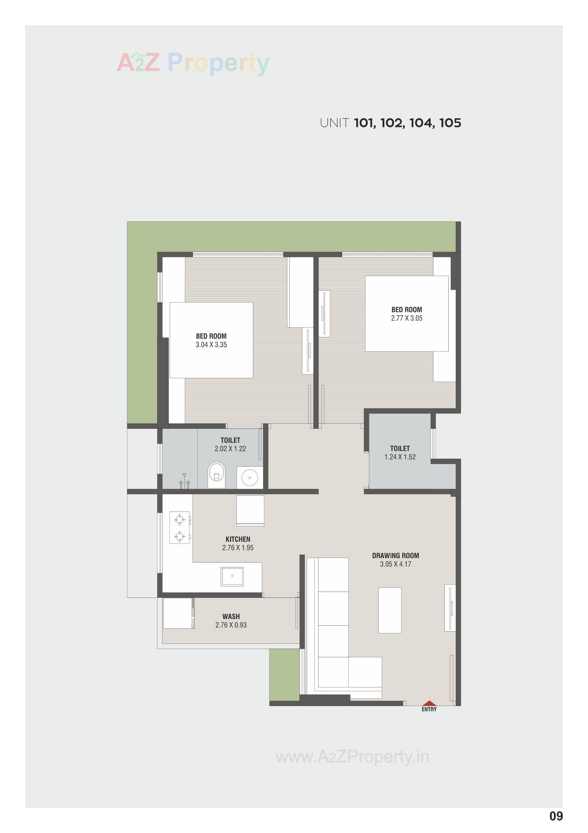 Layout of real estate project Sanidhya Greens located at Okaf, Ahmedabad, Gujarat